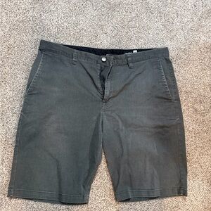 Volcom Men's Charcoal Flat Front Shorts
